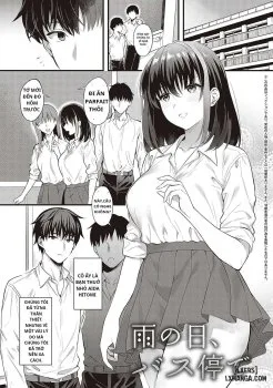 Trạm Xe Buýt Ngày Mưa